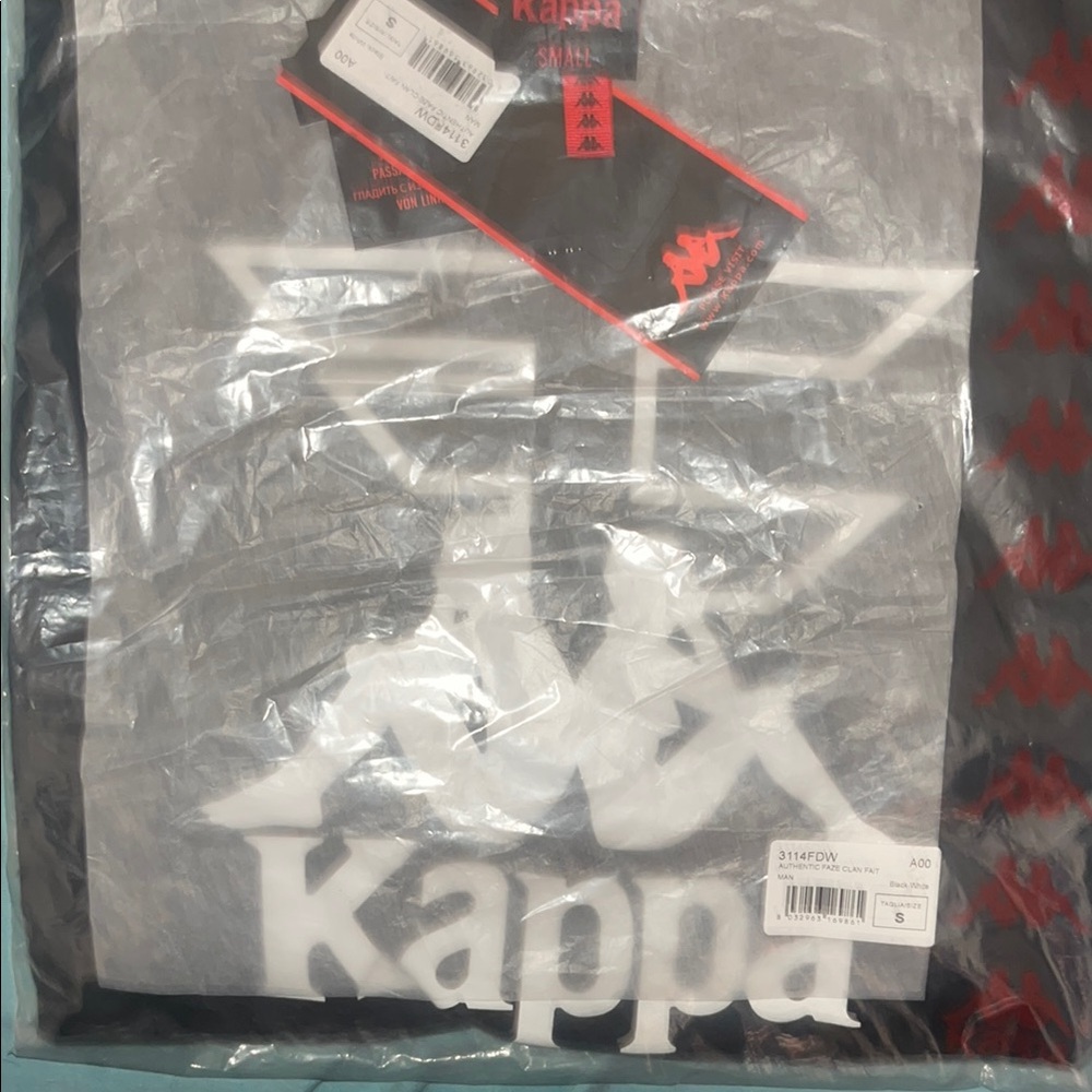 NWT Kappa x Faze  Black and White Graphic Tee